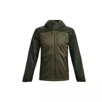 Under Armour Porter Color Block Warm Jacket Men Jacket Military-Green 1316018-390 M