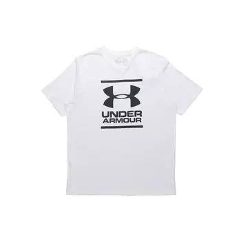 Under Armour Повседневная дышащая спортивная футболка с круглым вырезом, мужские топы, белая 1326849-100 XL