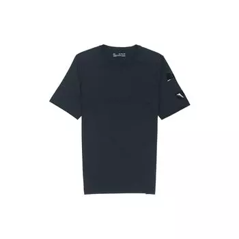 Under Armour Повседневная дышащая спортивная футболка с круглым вырезом и коротким рукавом Мужские топы черные 1351815-001 M