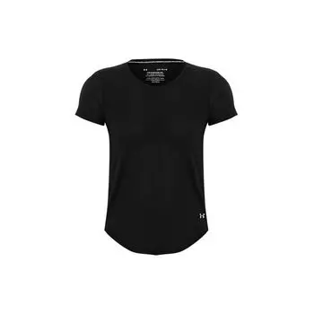 Under Armour Повседневная футболка для бега Женские топы Черная 1361371-001 XS