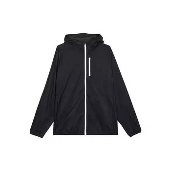 Under Armour Повседневная мужская куртка с капюшоном и длинным рукавом на молнии с цветными блоками, черная 1381879-001 XL