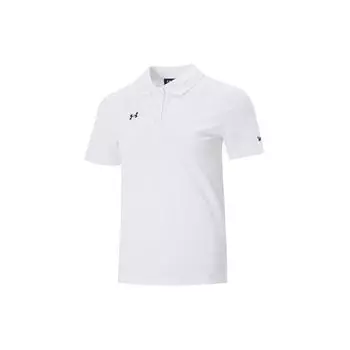 Under Armour Повседневная спортивная дышащая однотонная рубашка поло с короткими рукавами женские топы белые 21500543-100 XL