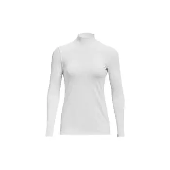 Under Armour Повседневная спортивная футболка-пуловер с высоким воротом и длинным рукавом Женские топы Белый 1366356-100 XL