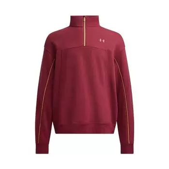 Under Armour Повседневная спортивная серия Модная простая толстовка-пуловер Мужская толстовка Огненно-красный 6006005-625 XL