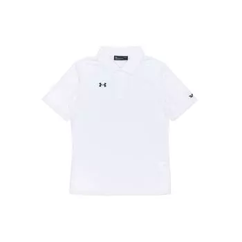 Under Armour Повседневная спортивная тренировочная дышащая рубашка поло с коротким рукавом с коротким рукавом Мужские топы белые 21500537-100 L