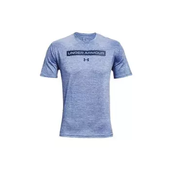 Under Armour Повседневная тренировочная футболка с круглым вырезом для мужчин, цвет синий 1365216-420 L