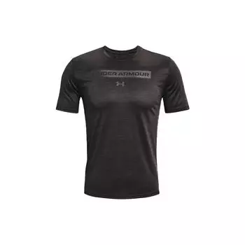 Under Armour Повседневная тренировочная спортивная дышащая футболка с круглым вырезом Мужские топы черные 1365216-001 L