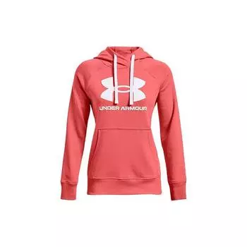 Under Armour Повседневная тренировочная толстовка с капюшоном Женская толстовка с капюшоном Оранжевая 1356318-852 M