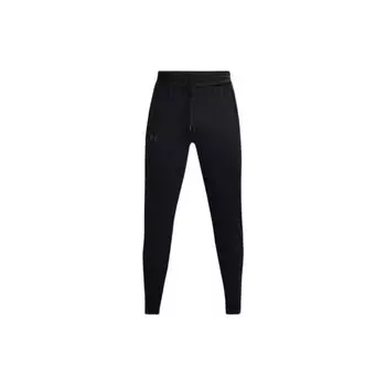 Under Armour Повседневные облегающие дышащие брюки для бега с эластичной резинкой на талии, мужские, черные 1365675-001 M