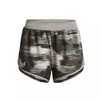 Under Armour Повседневные шорты со светоотражающим логотипом и принтом, женские брюки, серые 1350198-502 S