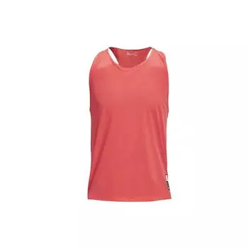 Under Armour Повседневный дышащий жилет с круглым вырезом и принтом букв на спине, спортивный тренировочный жилет для мужчин, красный 1362713-690 XXL