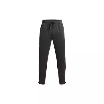 Under Armour Принт логотипа средней посадки с завязками на талии, облегающие спортивные брюки мужские брюки цвета угольно-нефритово-серый 1366439-010 M