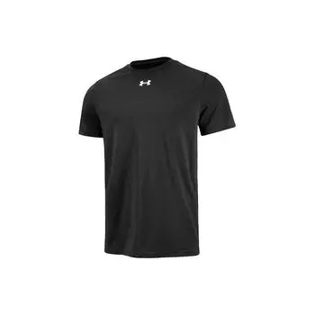 Under Armour Printed Crew Neck Breathable Quick-Dry Sports Casual American Vintage Short Sleeve T-Shirt Men Tops Black 22500517-001 L