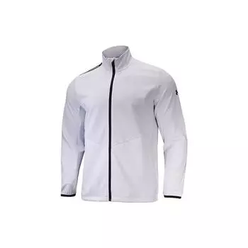 Under Armour Printed Logo Knit Jacket Men Jackets White 22500407-100 M