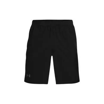 Under Armour Шорты для бега с принтом логотипа мужские, черные 1361494-001 M