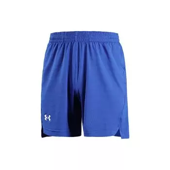 Under Armour Printed Logo Sports Solid Color Knitted Shorts Men shorts Royal-Blue 22500208-400 M