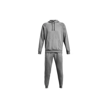 Under Armour Приталенный повседневный комплект с капюшоном и джоггерами для мужчин, серый 1379768-025 L