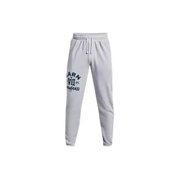 Under Armour Проект Rock Solid Буквенный Принт С Завязками Джоггеры Мужские Низ Современный-Средний-Серый 1370455-011 XL