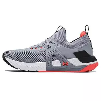 Under Armour Project Rock 4 Steel черные мужские кроссовки серые 3023695-107 41