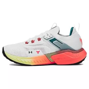 Under Armour Project Rock 5 Белые женские кроссовки после ожогов Coastal-Teal 3025436-102 38