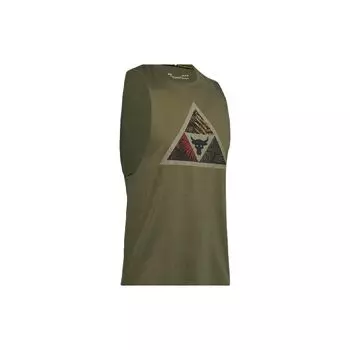 Under Armour Project Rock Бег Фитнес Тренировки Без Рукавов Майка Мужская Топы Зеленый 1351589-315 XXL
