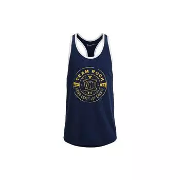 Under Armour Project Rock Blended свободный крой майка для мужчин темно-синие 1370484-408 S