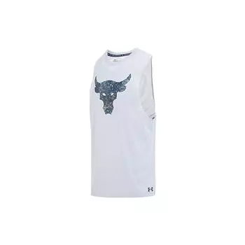 Under Armour Project Rock Brahma Bull Print Майка Мужские Топы Серый 1371215-011 XXL