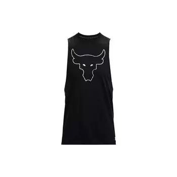 Under Armour Project Rock Brahma Bull Print Майка Мужские топы Черный 1371215-001 XXL
