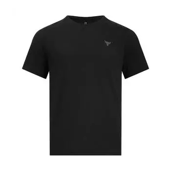 Under Armour Project Rock Breathable Short Sleeve T-Shirt Men Tops Black 1386872-001 XL