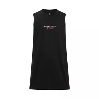 Under Armour Project Rock Fashion Comfortable Versatile Skin-Friendly Tank Top Men Tops Black 1389949-001 M