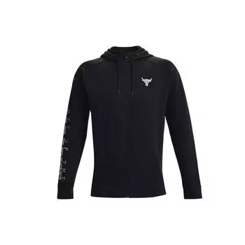 Under Armour Project Rock Fleece Training Hooded Jacket Мужская верхняя одежда Черный 1367032-001 M