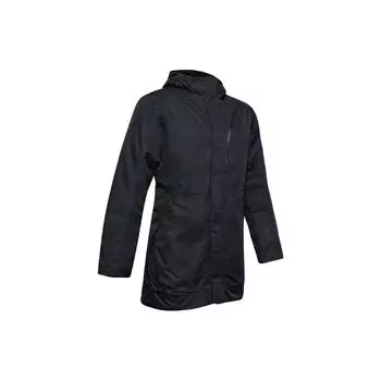 Under Armour Project Rock Johnson 700 Puffy Водостойкий Теплый пуховик средней длины с капюшоном Мужская верхняя одежда Черный 1346093-001 M