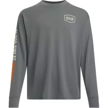 Under Armour Project Rock Letter Print Crew Neck Long Sleeve T-Shirt Men tops Clay-Green 1386920-709 L