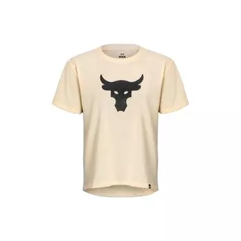 Under Armour Футболка с круглым вырезом и принтом логотипа Project Rock, женская, цвет Puff-Pink 1378973-804 M