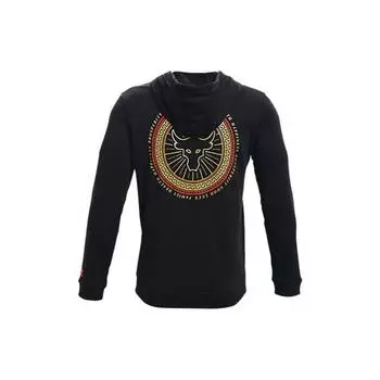 Under Armour Project Rock Spring Collection Повседневная спортивная куртка для бега и тренировок Мужская верхняя одежда Черный 1360736-001 M