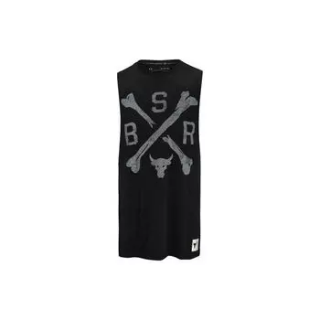 Under Armour Project Rock Training Sports Майка для мужчин Топы Черный 1360741-001 XXL