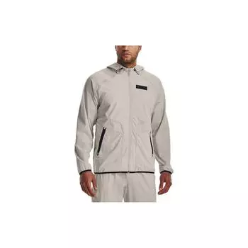 Under Armour Куртка для тренировок Project Rock Zip-Up Hooded, мужская, серая 1377425-289 S