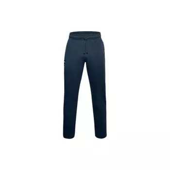 Under Armour Прямые флисовые тренировочные брюки мужские, темно-синие 1357129-408 M