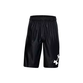 Under Armour Прямые шорты с печатным логотипом, мужские шорты, черные 1351284-002 M