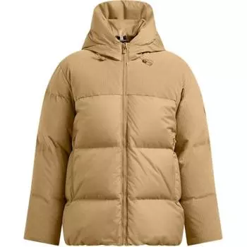 Under Armour Пуховик Limitless Corduroy Training Warm Zip с длинным рукавом Женская куртка Camel-Brown 1384654-263 XL