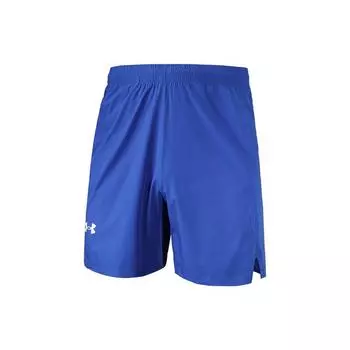 Under Armour Pure Color Logo Быстросохнущие дышащие эластичные шорты на талии Спортивные тренировочные тканые облегающие шорты Мужские штаны Королевского синего цвета 22500209-400 M
