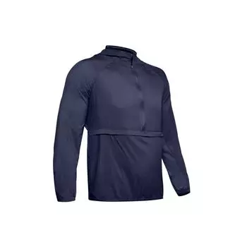 Under Armour Qualifier Повседневная спортивная куртка для бега с капюшоном Мужская верхняя одежда Синий 1350174-497 XL