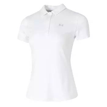 Under Armour Quick-Dry Breathable Running Crew Neck Sports Polo Shirt Women tops 1390369-100 L