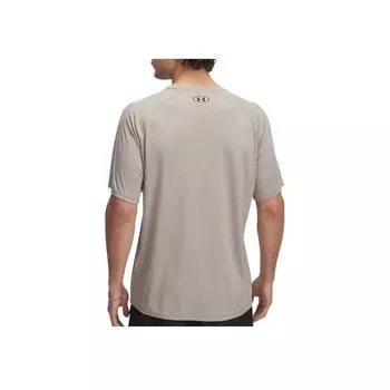 Under Armour Quick-Dry Breathable Training Raglan Short Sleeve T-Shirt Men Tops Light-Gray 1327965-203 2XL