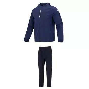 Under Armour Quick-Dry Lightweight Zip-Up Woven Hooded Jacket Comfortable Breathable Long Pants Casual Sports Suit Men suit 22500405-408+22500706-001 5XL