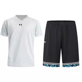 Under Armour Quick Dry свободный тренировочный спортивный костюм для отдыха мужской костюм 21500531-009+24500211-001 S