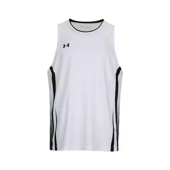 Under Armour Quick-Drying Breathable Pullover Versatile Basketball Vest Men tops White 25500134-100 M
