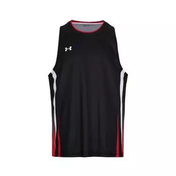 Under Armour Quick-Drying Breathable Pullover Versatile Basketball Vest Men tops Black Red 25500134-006 M