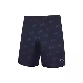Under Armour Quick-Drying Breathable Running Training Printed Knit Shorts Unisex Shorts Dark-Blue 21500231-409 S