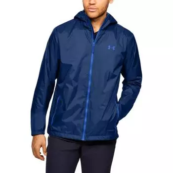 Under Armour Rain Forefront Storm Minimalist Hooded Zip Long Sleeve Jacket Men Jacket 1321439-449 L
